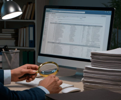 conducting a title search when buying land