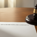 deed restriction and covenants