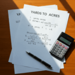 how to calculate yards to acres