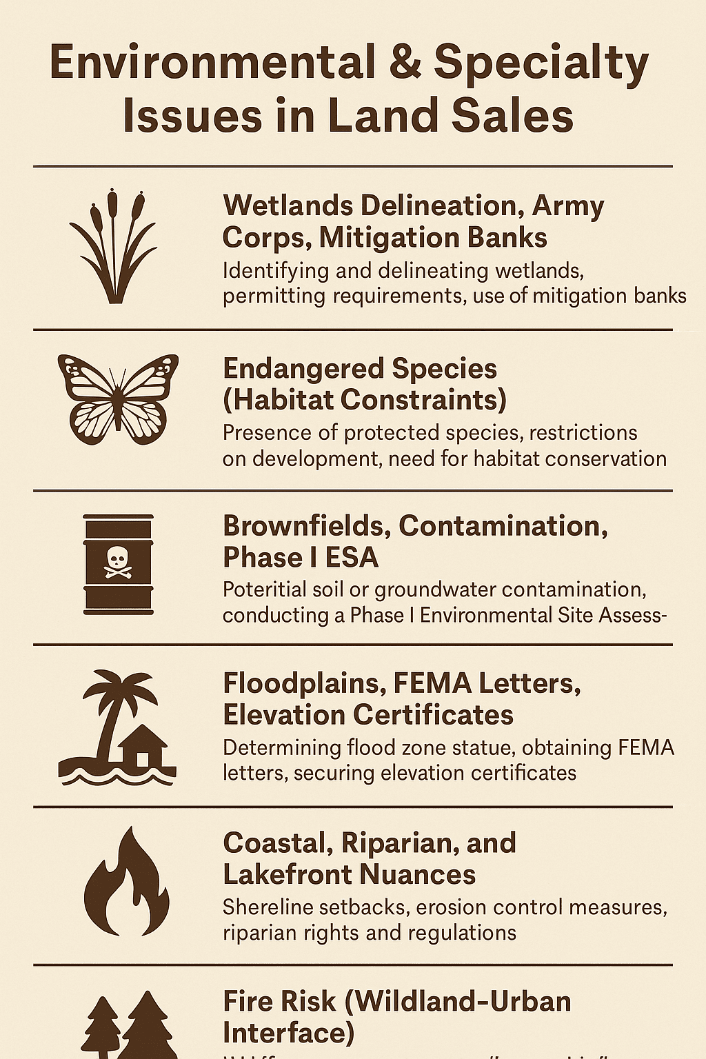 Environmental Land Sales