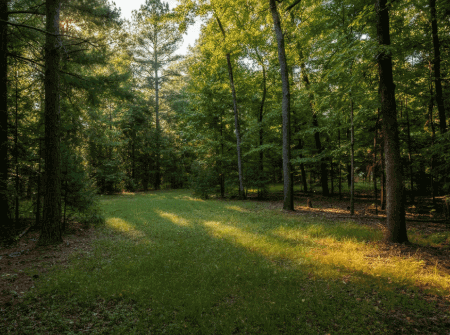 areas for wooded acreage