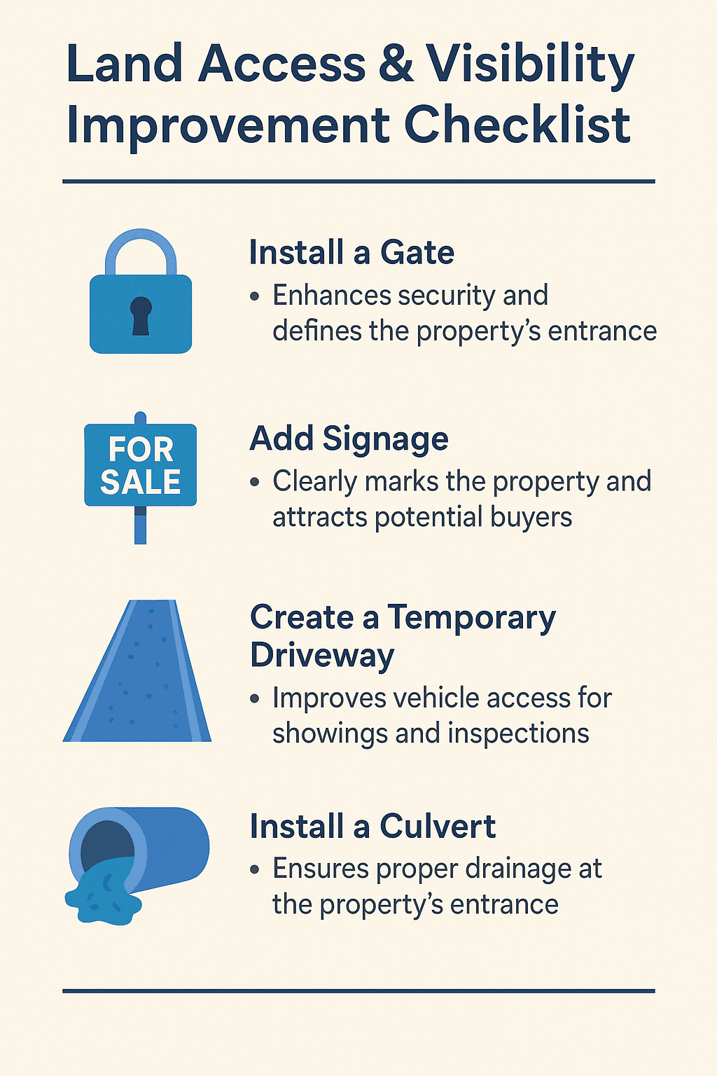 improving land for sale