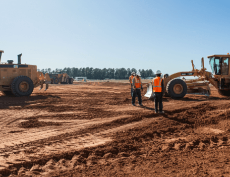 process of land preparation for building