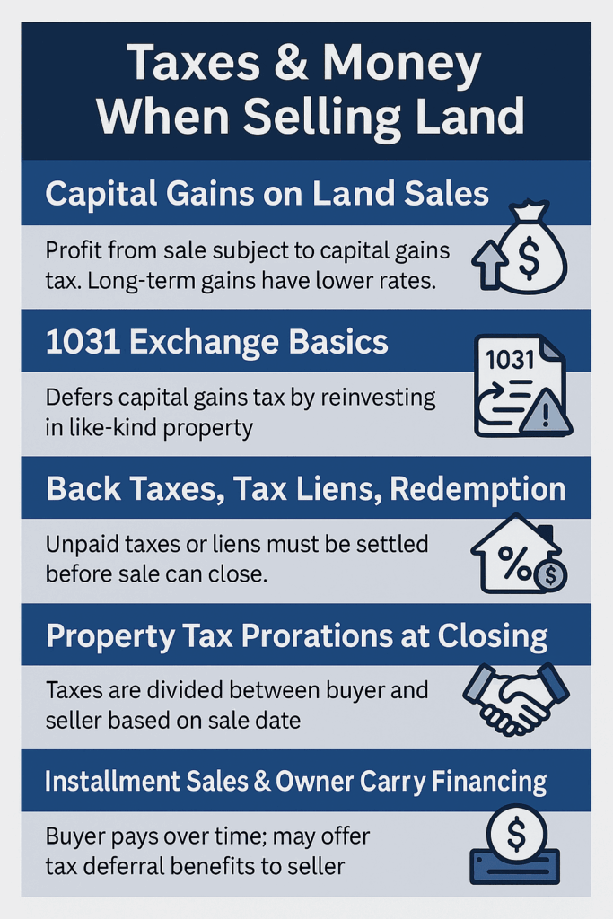 Selling Land With Unpaid Property Taxes