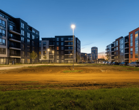 find a small empty lot for rent