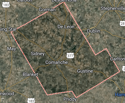 land buyer Comanche County Texas