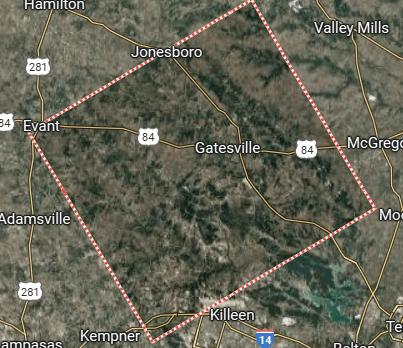 land buyer Coryell County Texas