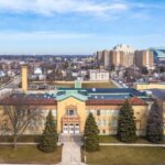 Aerial view of West Allis neighborhood near Milwaukee, ideal setting for a Job Relocation House Sale in West Allis.