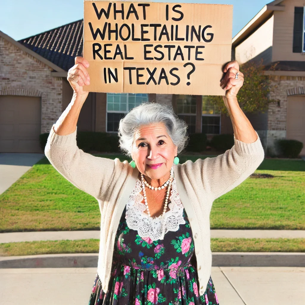 What is wholetailing real estate in Texas