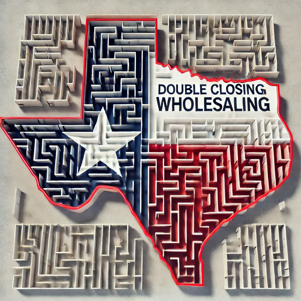 what is a double closing in wholesale real estate in texas