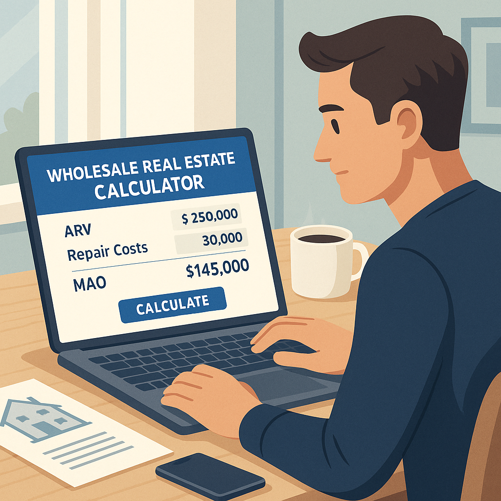 wholesale real estate calculator