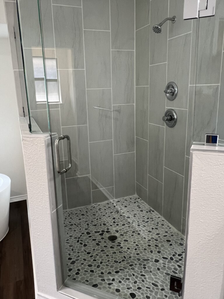 plano shower remodel