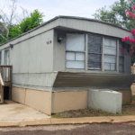 Manufactured home in a Dallas mobile home park