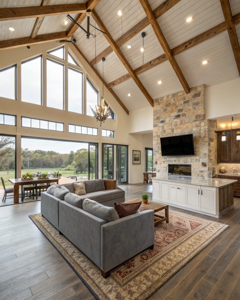 open concept living space