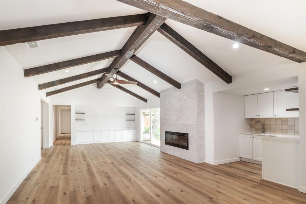 renovated living room
