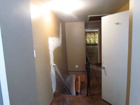 hallway of house we purchased in hamilton on kensington ave n