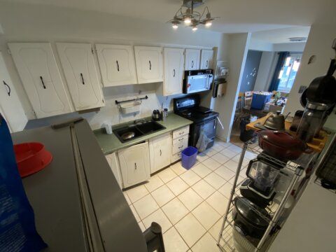 kitchen of home we purchased on Bryna Ave in Hamilton