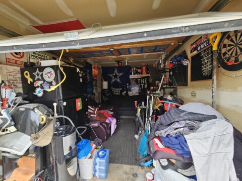 garage of house we purchased in Waterdown