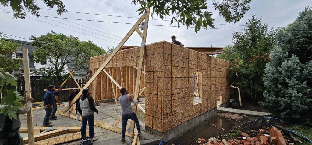 New garage build