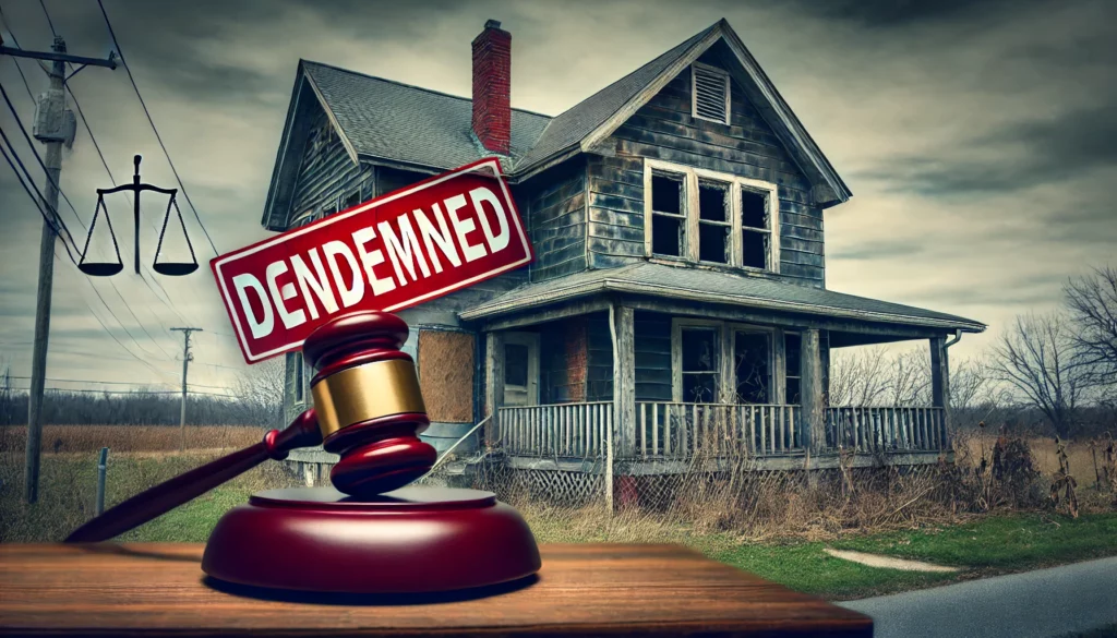 Condemned House in Maryland