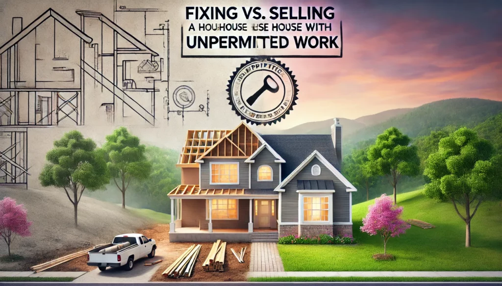 Fixing vs. Selling a House With Unpermitted Work in Virginia