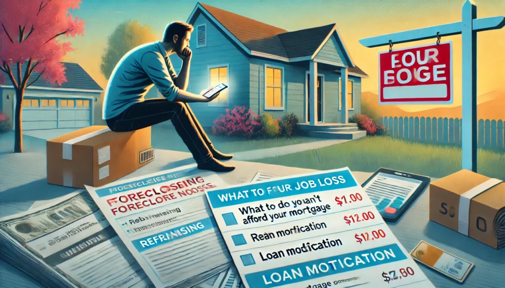 Can’t Afford Your Mortgage After Job Loss