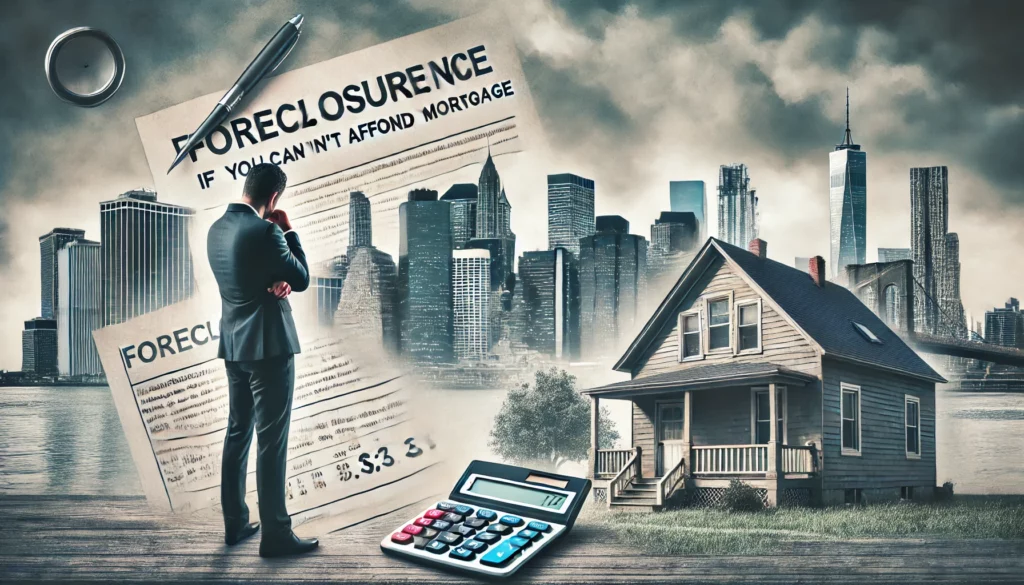 Can’t Afford Your Mortgage in New York