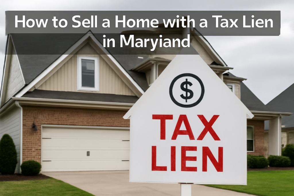 Sell a Home With a Tax Lien in Maryland