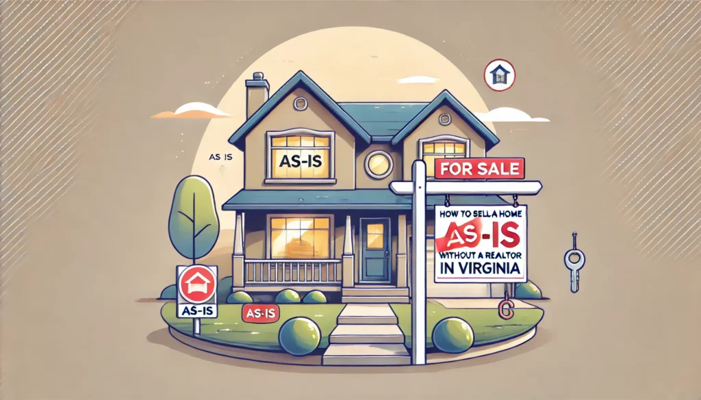 Sell a Home 'As-Is' Without a Realtor in Virginia