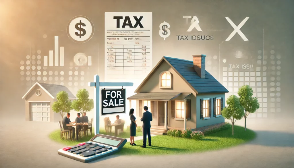 Selling a Home for Cash with Tax Issues