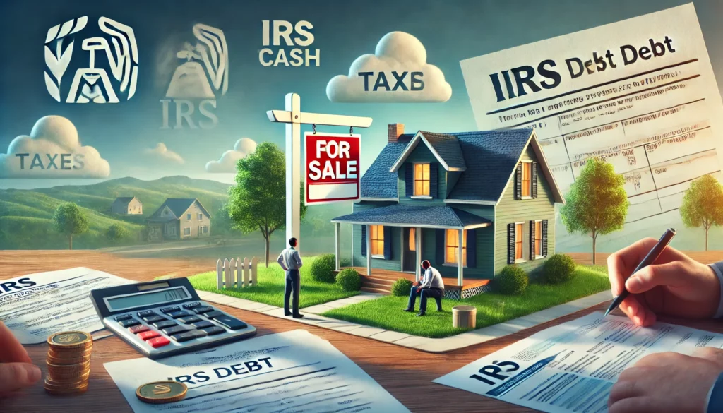 Selling a Home for Cash to Resolve IRS Debt