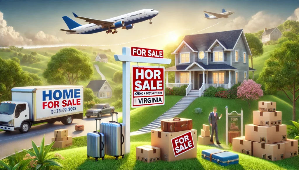 Selling a Home During a Long-Distance Move in Virginia
