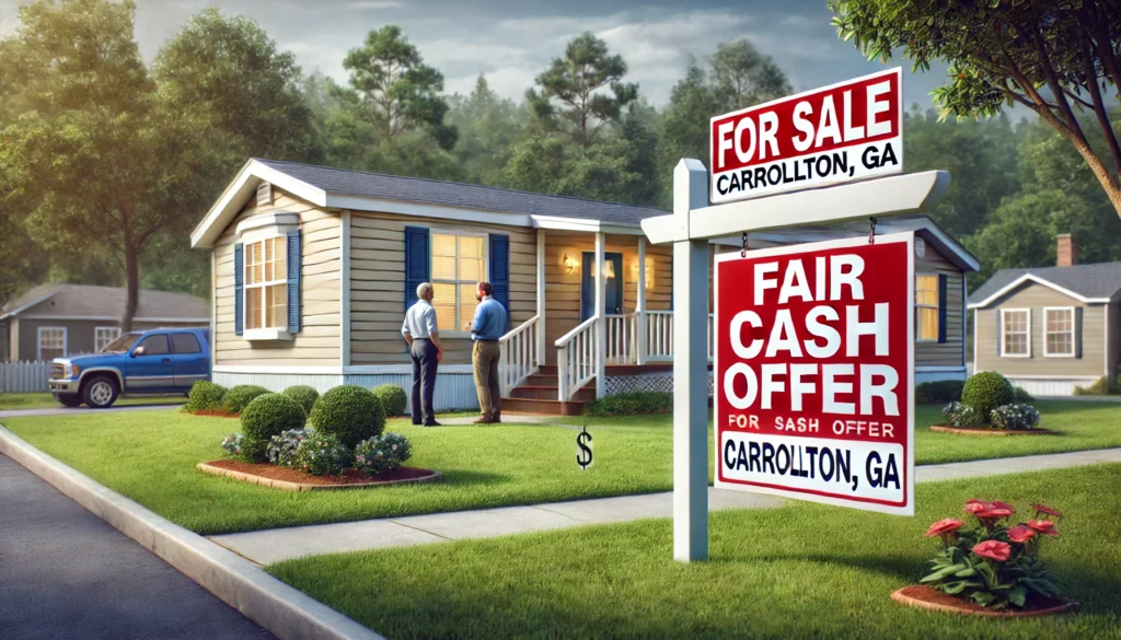 Fair Cash Offer for Mobile Home In Carrollton GA