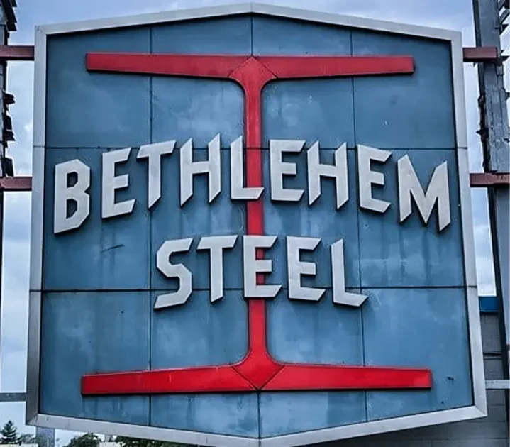 Bethlehem Steel sign used as a local Lackawanna NY reference