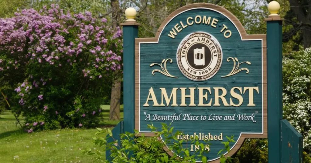 Welcome to Amherst sign in Amherst NY