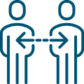 Divorce separation icon