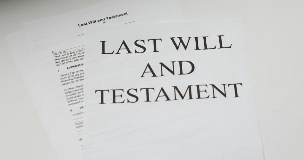 Last will and testament document for selling a house in probate in Fairborn, Ohio