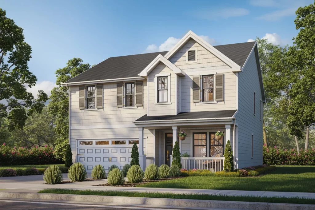 a white house ready to be sold in ct