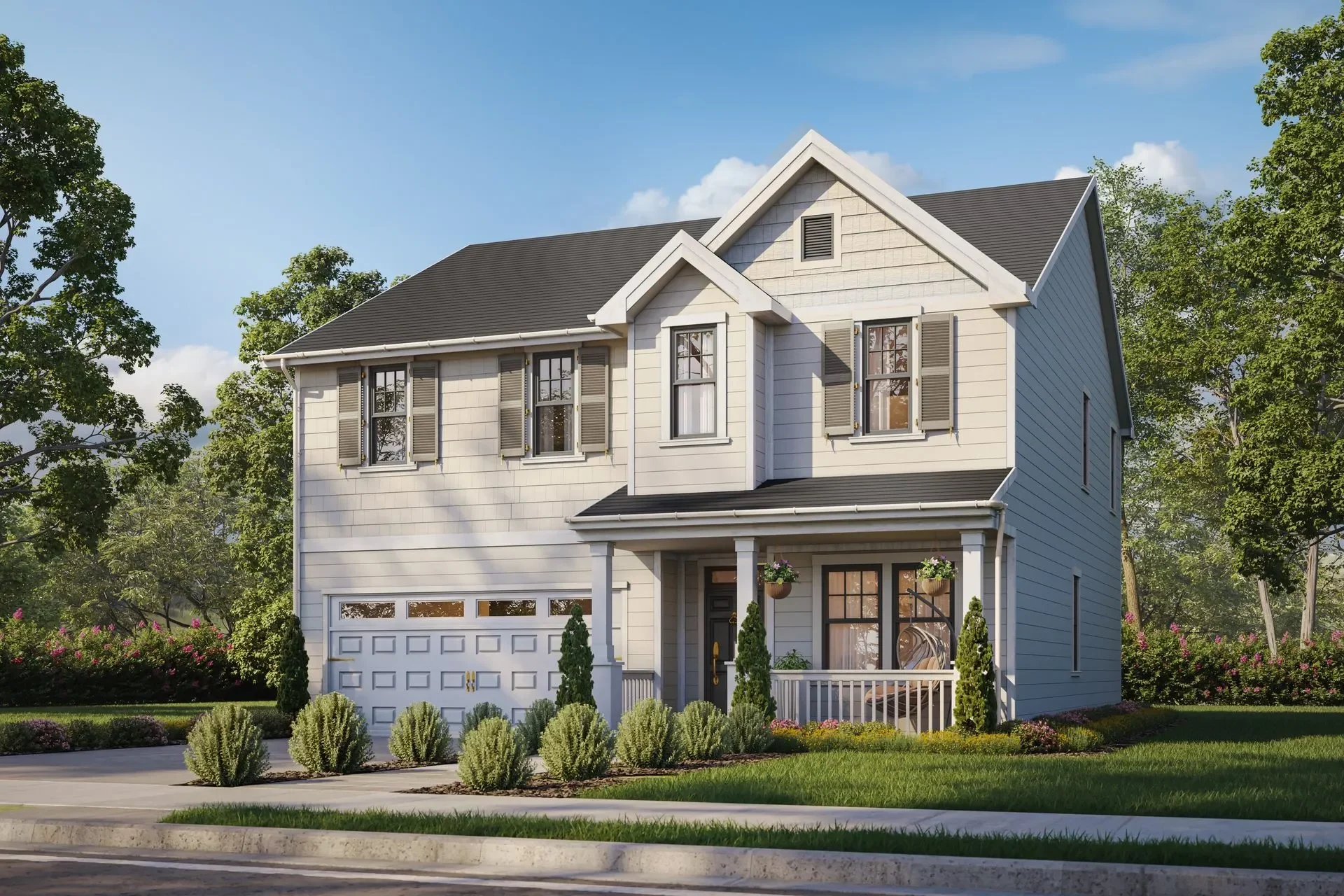 a white house ready to be sold in ct