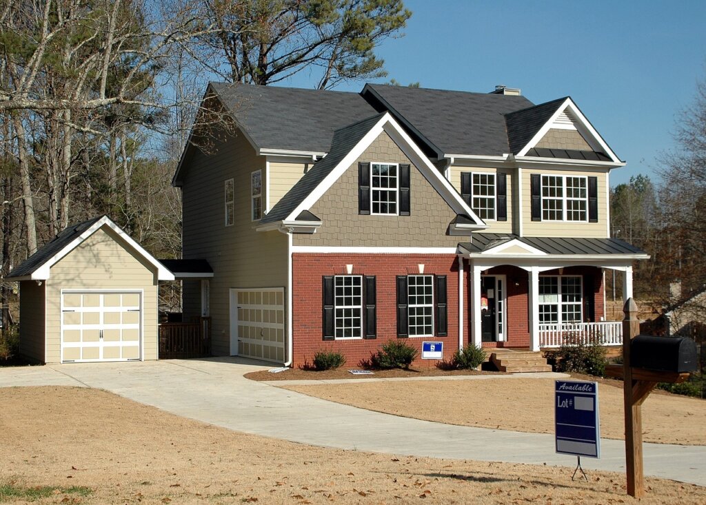 a two-floor house that is ready to be sold