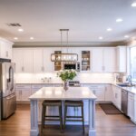 a sparkling clean kitchen that has just been cleaned