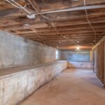 basement of a house that is being built