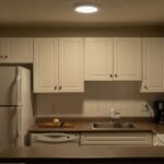 A kitchen in a foreclosed home