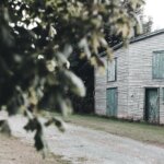 A broken down house that is condemned to be destroyed