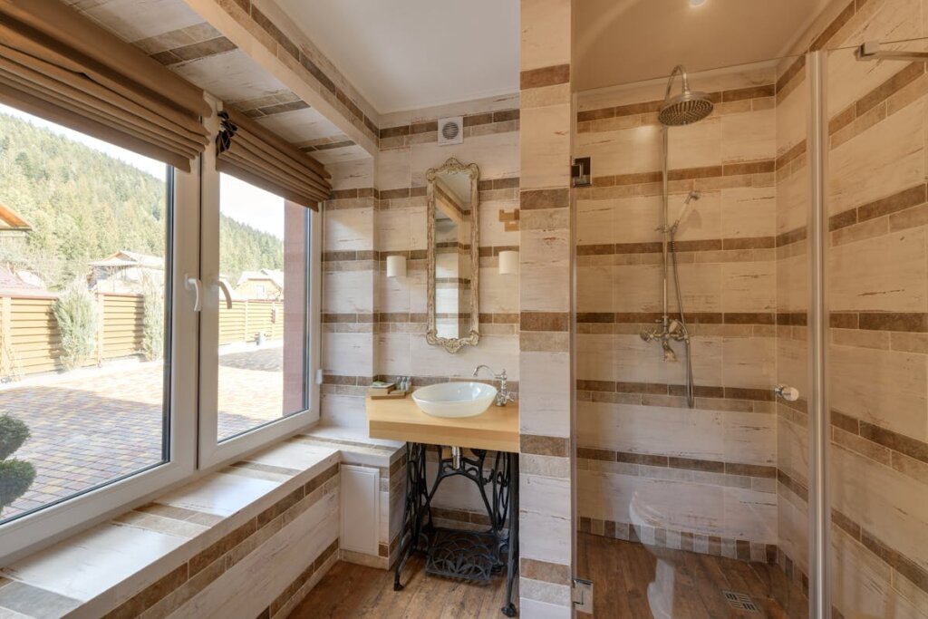 A bathroom that has just been renovated