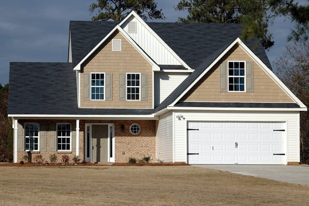 A house that was just built ready to be sold