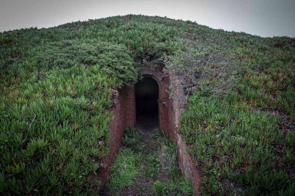 A hidden brick hideaway