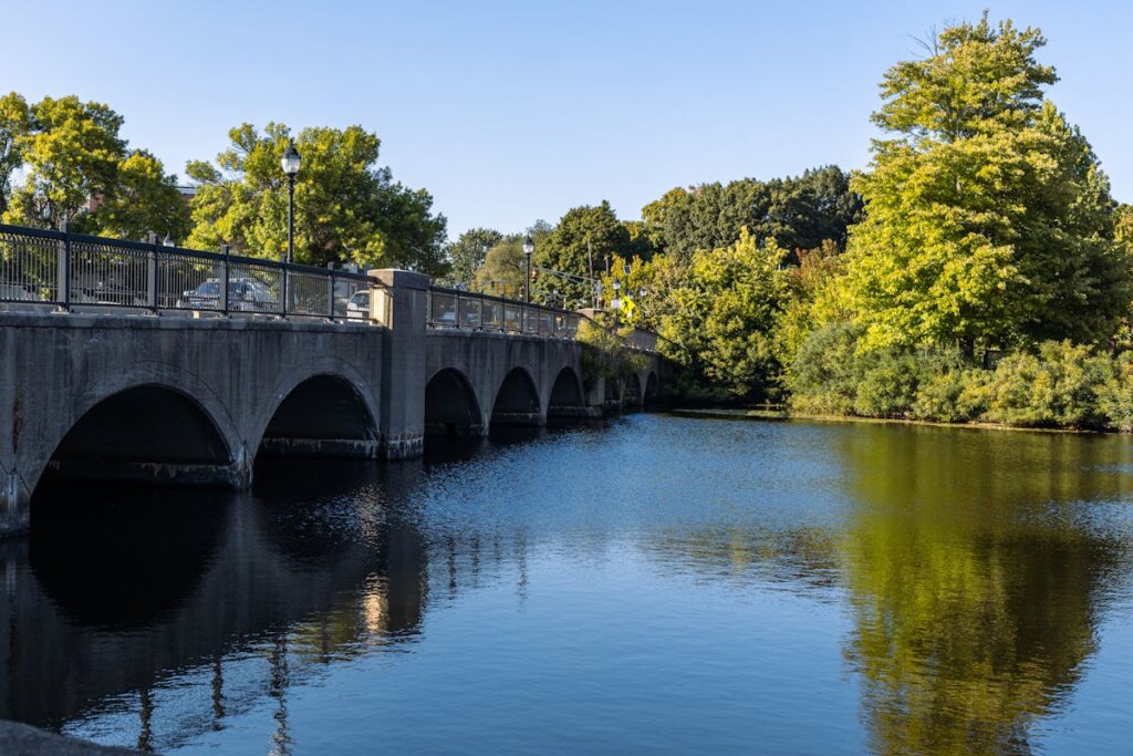 A bridge in Manchester, CT