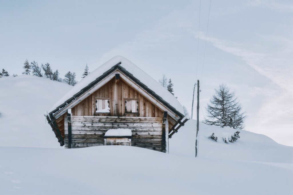 roof covered in snow