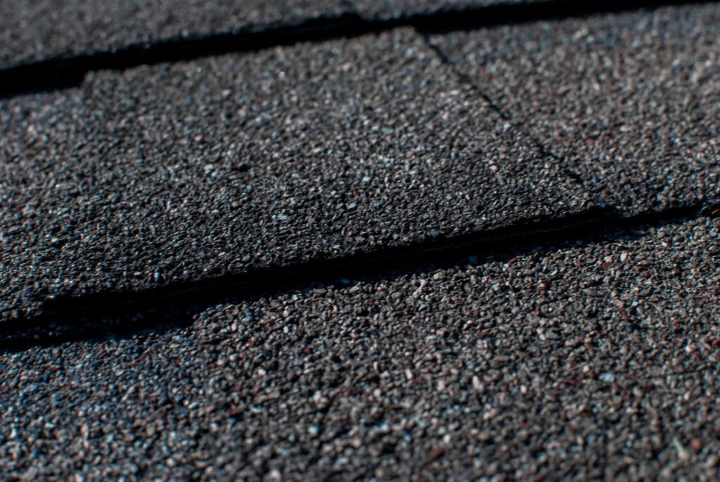 different texture of asphalt shingle